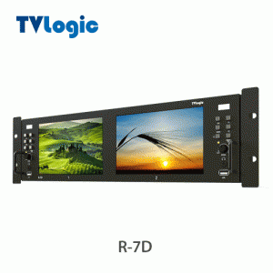 :::하이픽셀:::,R-7D,Dual 7’’ Rack Mount Monitor,TVLogic,티브이로직 > 랙 모니터