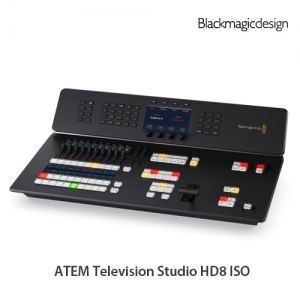 :::하이픽셀:::,ATEM Television Studio HD8 ISO,강력한 ISO 모델로, ATEM Television Studio HD의 모든 기능뿐 아니라 8개의 모든 입력에서 지원되는 ISO 녹화 기능과 최대 8대의 원격 카메라의 제어 기능 및 탈리 신호를 지원합니다.,Blackmagic Design,블랙매직디자인 > ATEM 스위처 > ATEM Television Studio