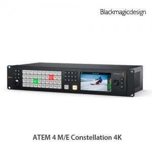:::하이픽셀:::,ATEM 4 M/E Constellation 4K,표준 변환을 지원하는 40개의 12G-SDI 입력과 24개의 12G-SDI 보조 출력, 16개의 ATEM 첨단 키어, 4개의 멀티뷰, 총 12개의 DVE를 위한 2개의 개별 SuperSource를 탑재한 대형 4 M/E UHD 라이브 프로덕션 스위처입니다.,Blackmagic Design,블랙매직디자인 > ATEM 스위처 > ATEM Constellation